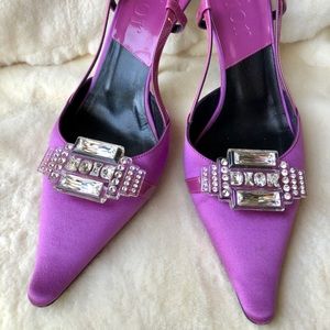 Dior Satin Embellished Shoes